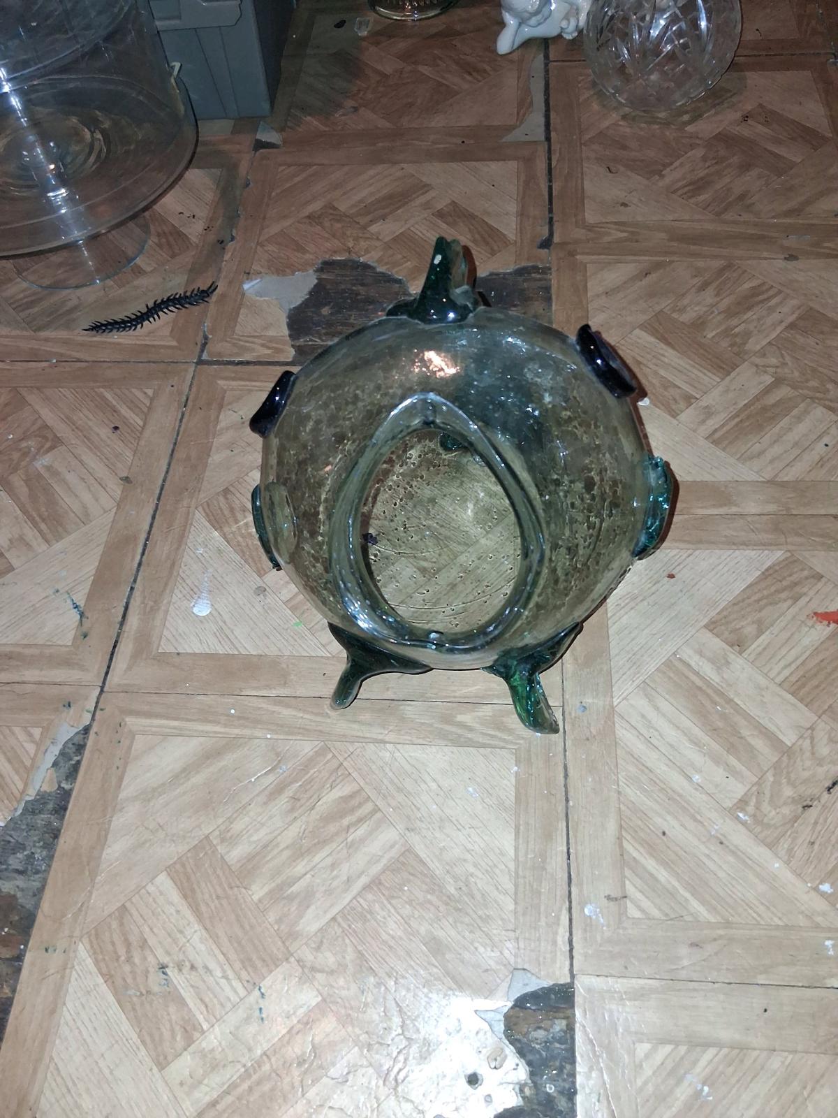 Blown Fish and Crystal bowls