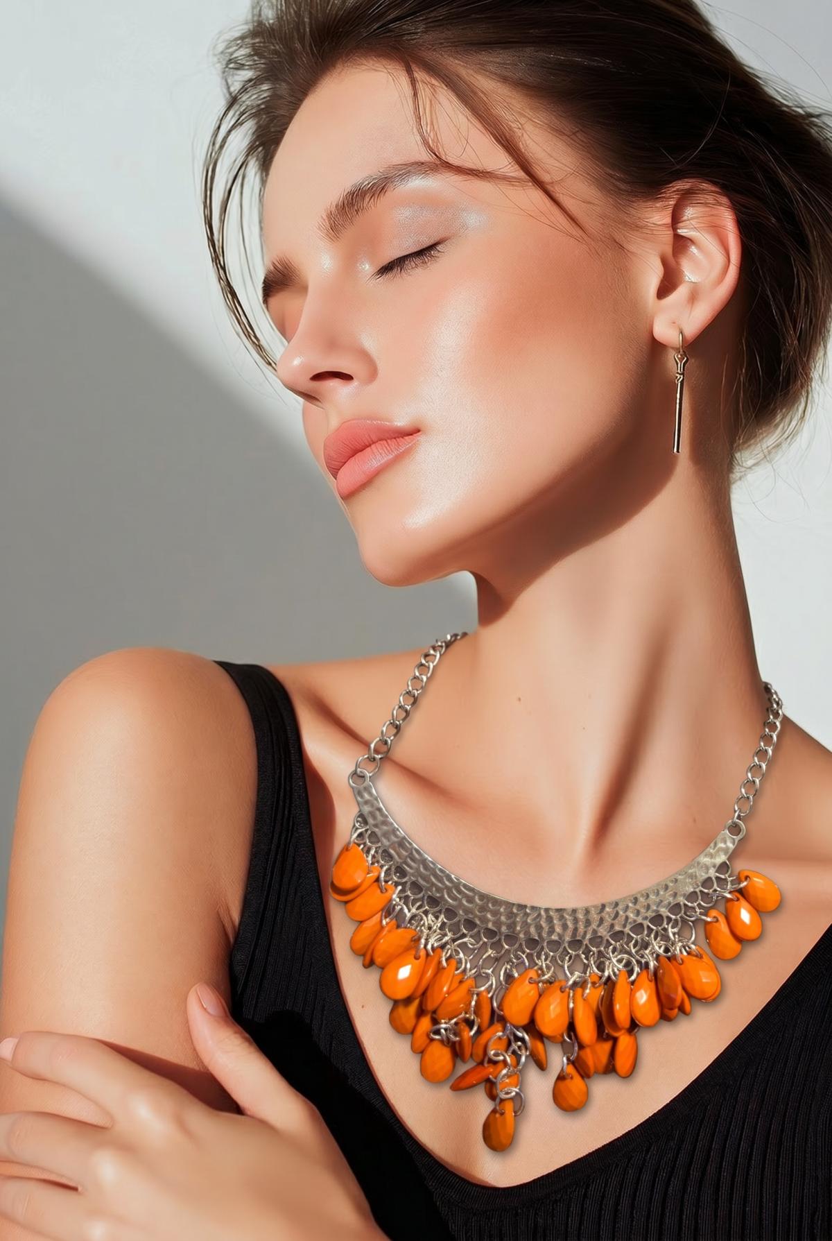 take your pic necklace and earrings sets 4 dollars each