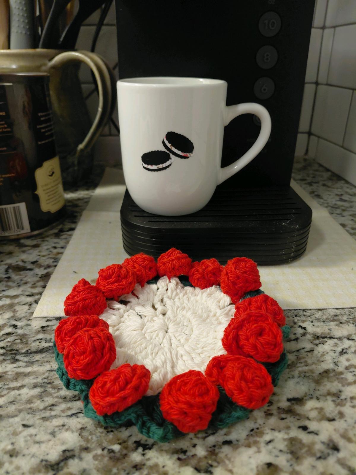 taza de cermica decorada a mano