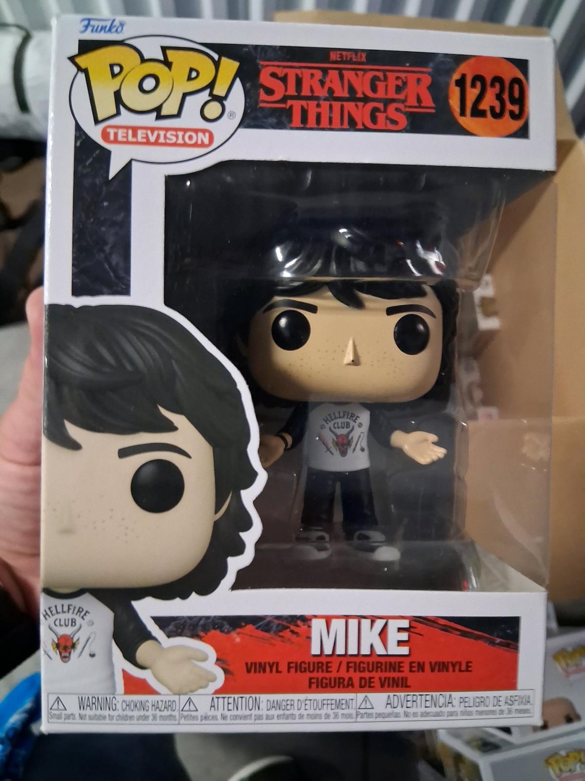 stranger things collection of funkos