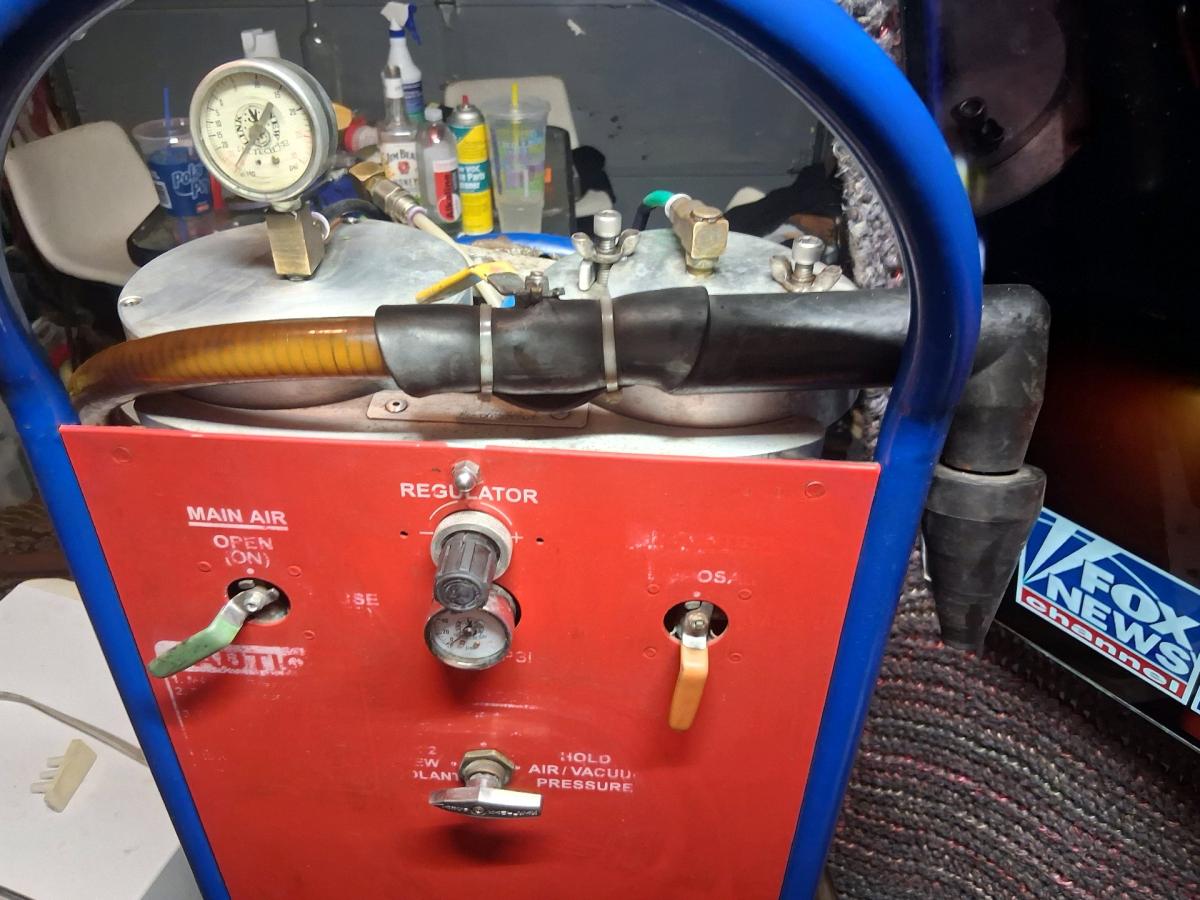 Title Qwik Draw Speed Draw Commercial Coolant Flush Machine