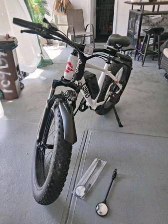 EBike New Ebike fully loaded w NEW Charger Front back water