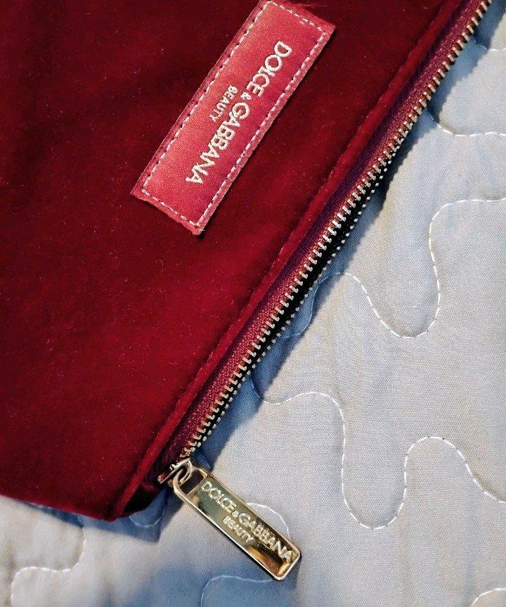 Dolce  Gabbana Deep Red Cosmetic Case