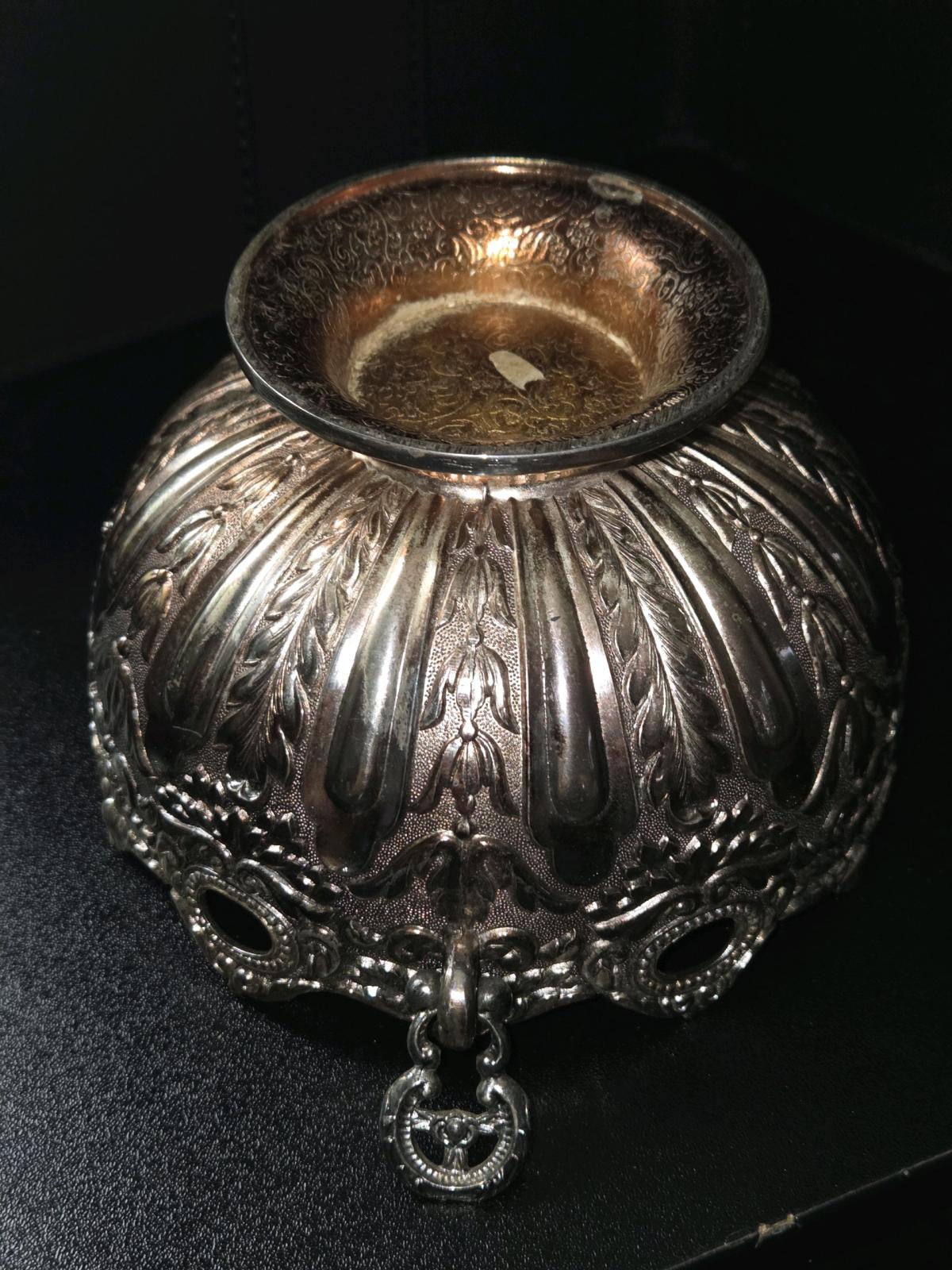 A Vintage Leonard Japan Silver Plated Pedestal Candy Dish