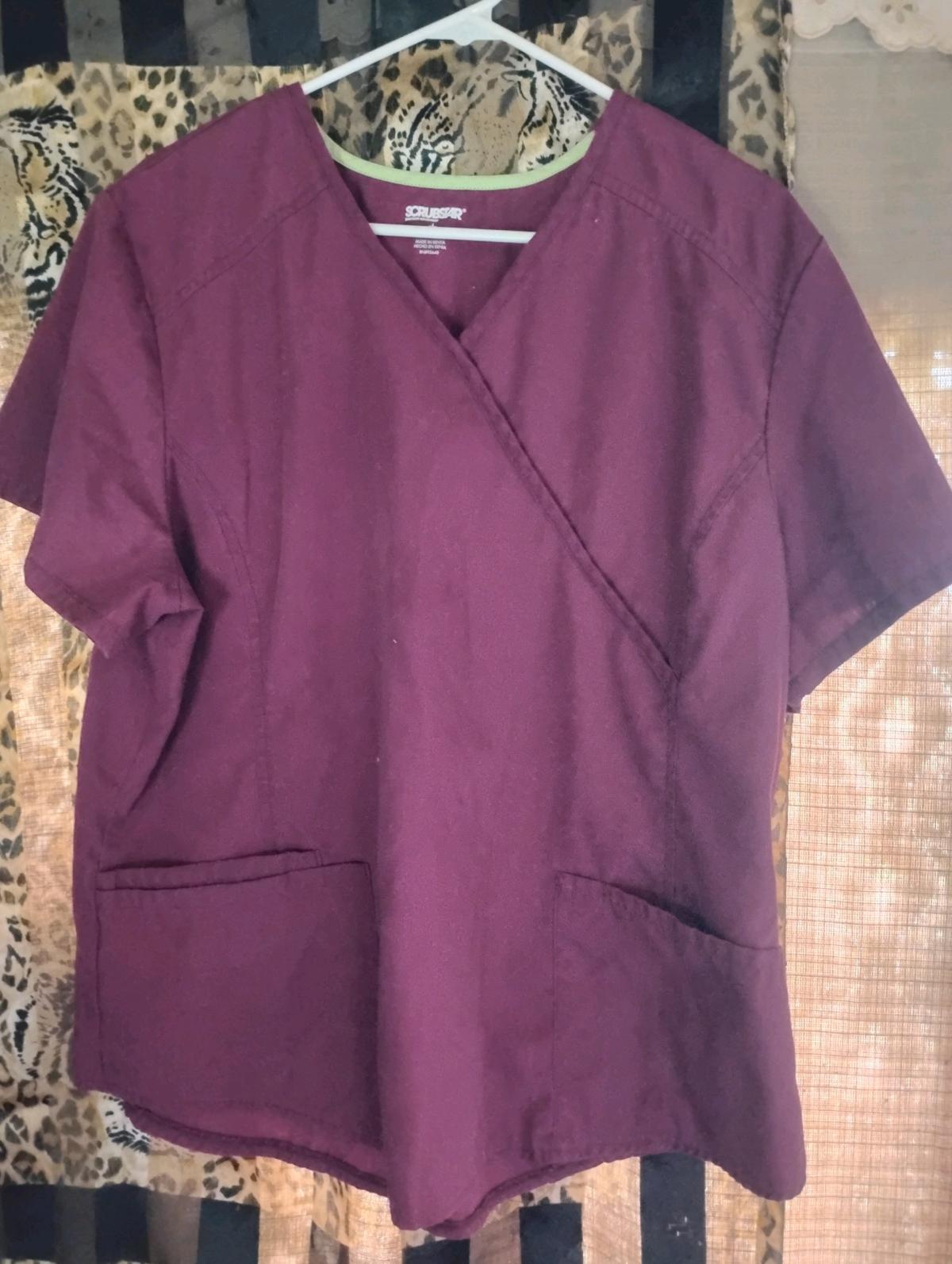 A Nice Womens Dark Purple Scrub