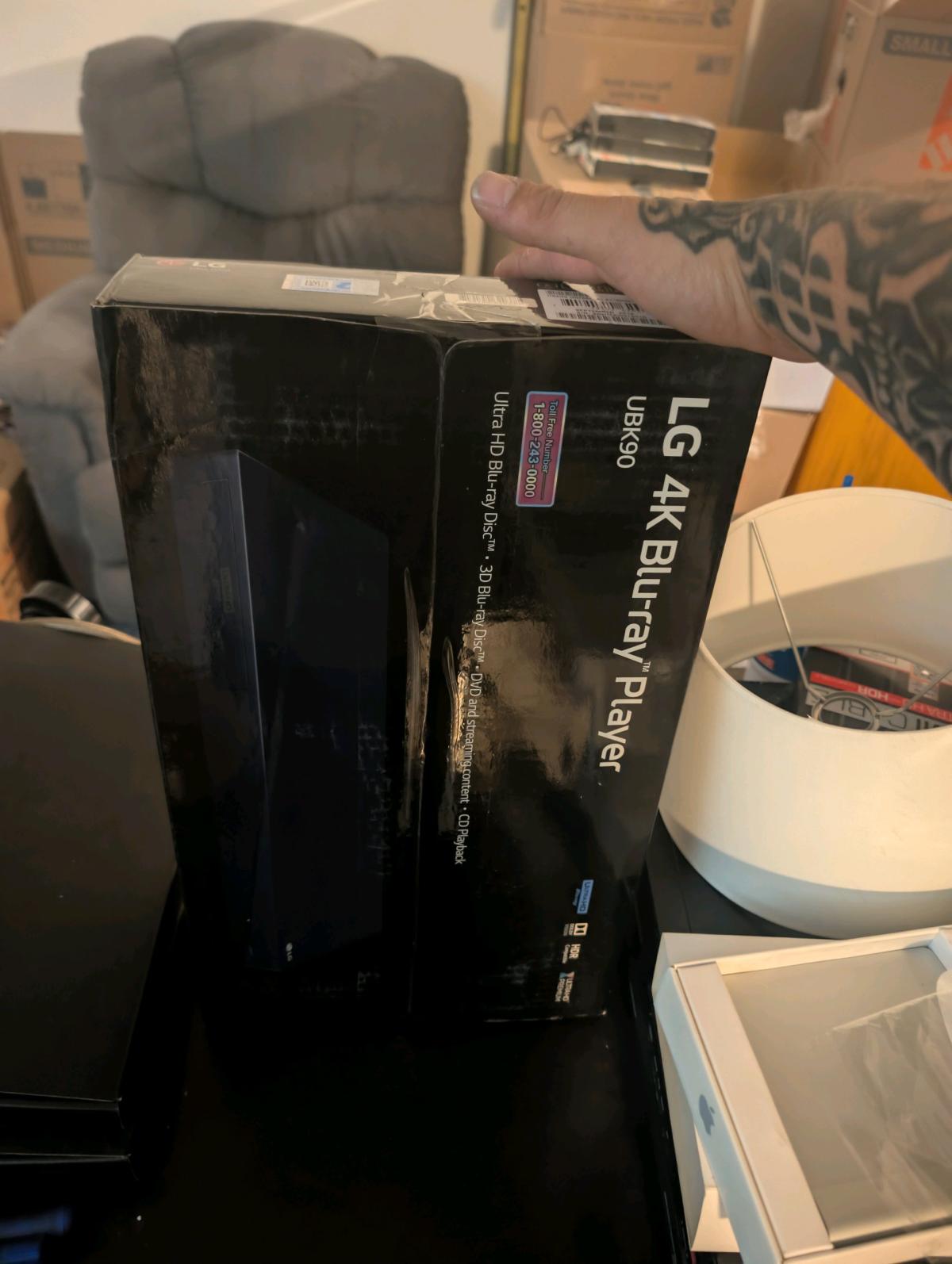 LG 4k Bluray player