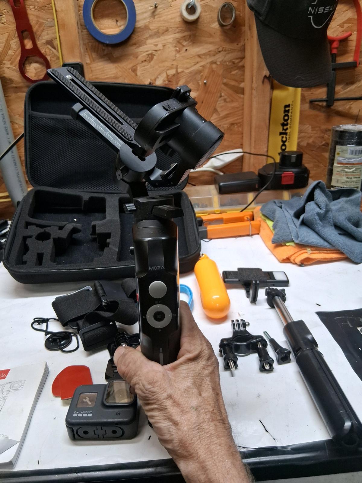 GoPro Hero 8 and moza mini gimbal