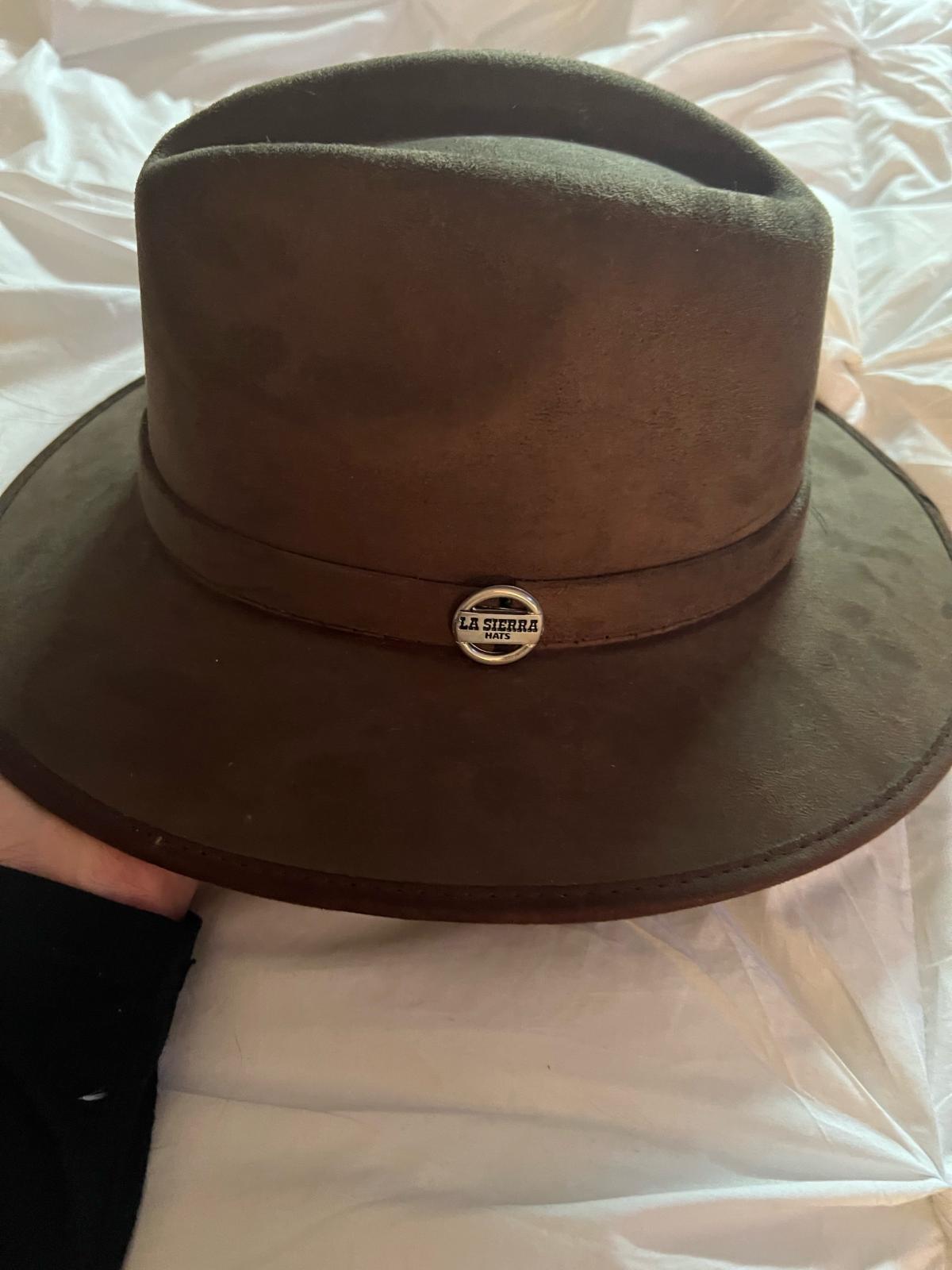 Brown unisex La Serra hat