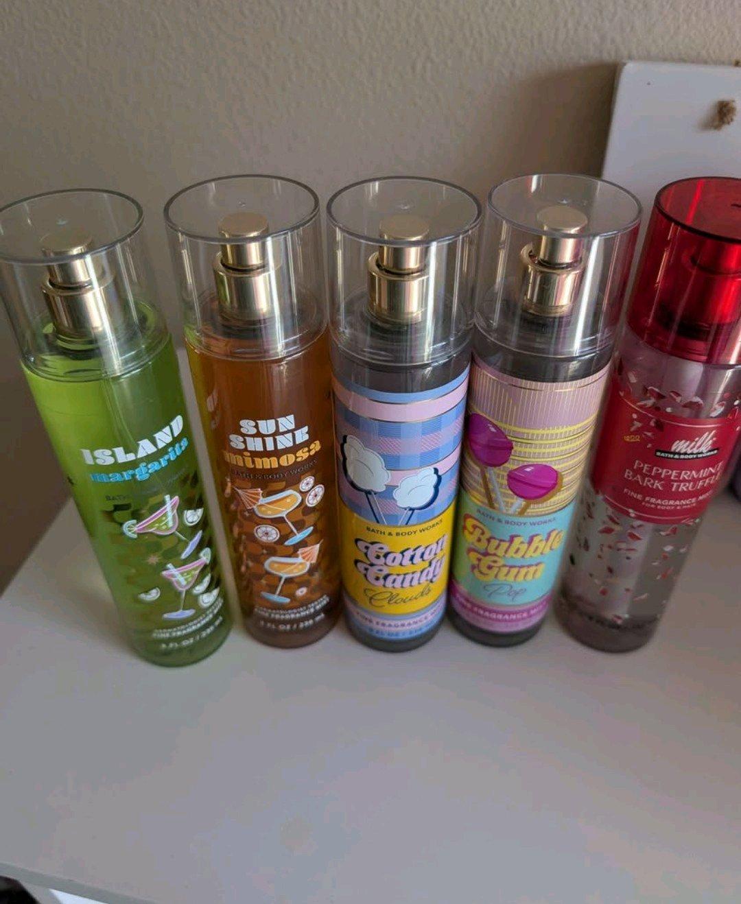 bath body work set of 7