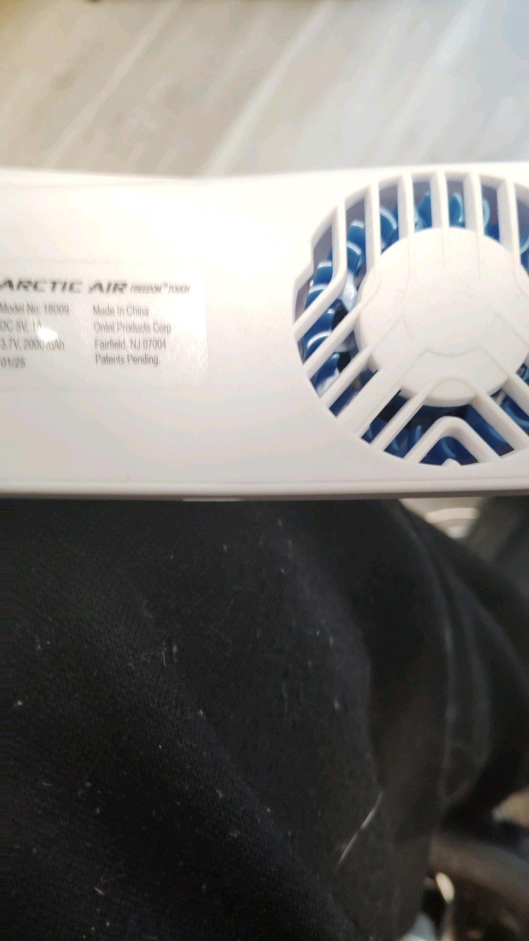 portable around the neck ac  blows cold three speeds