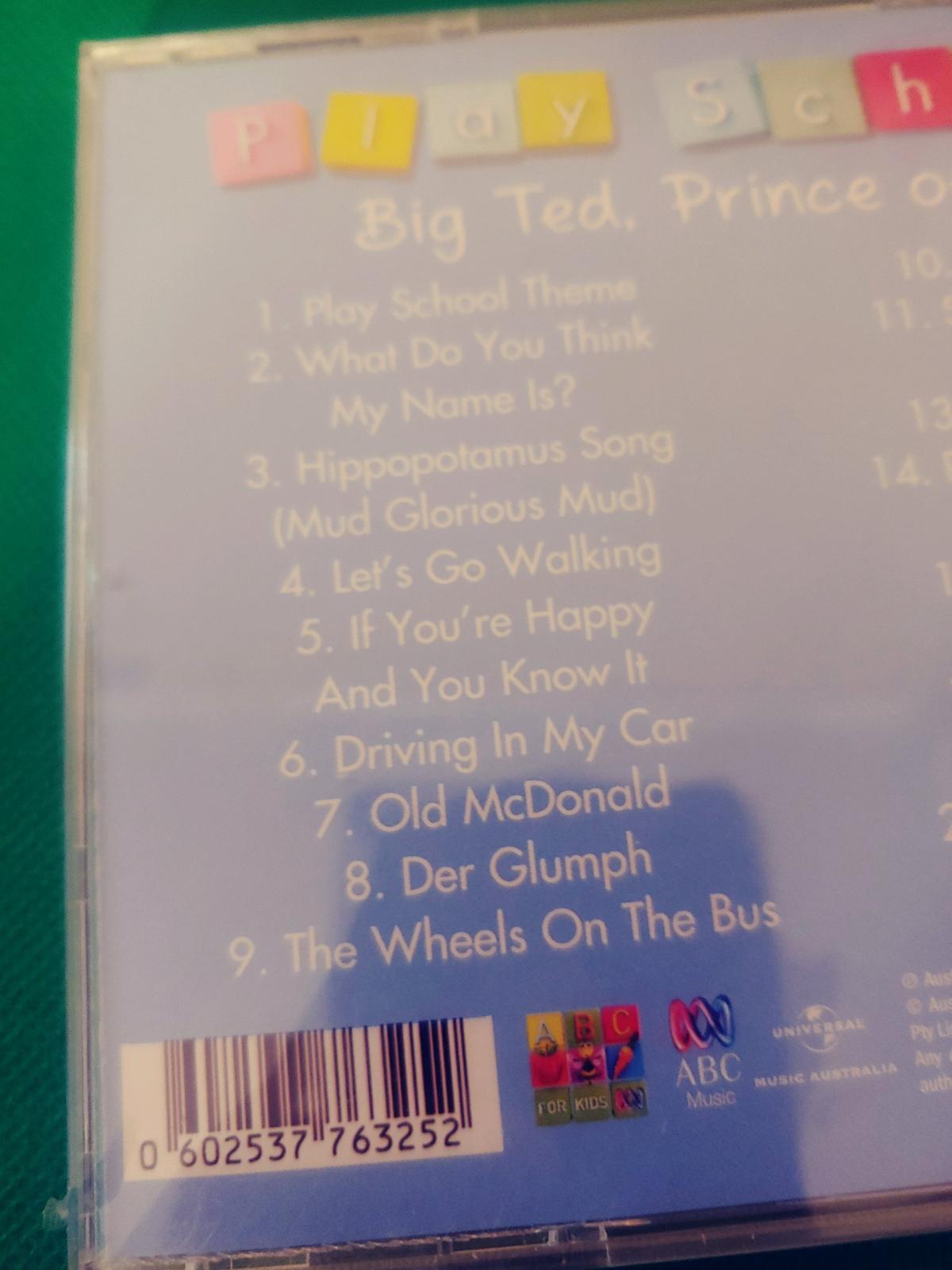 Play School Big Ted Prince of Bears