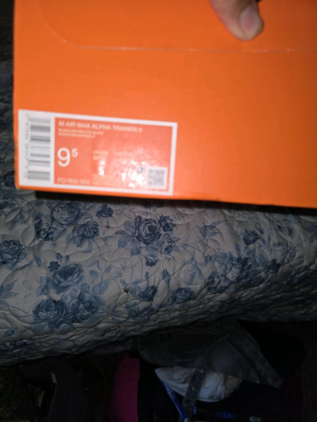 nike air max alpa 6 trail black size 95