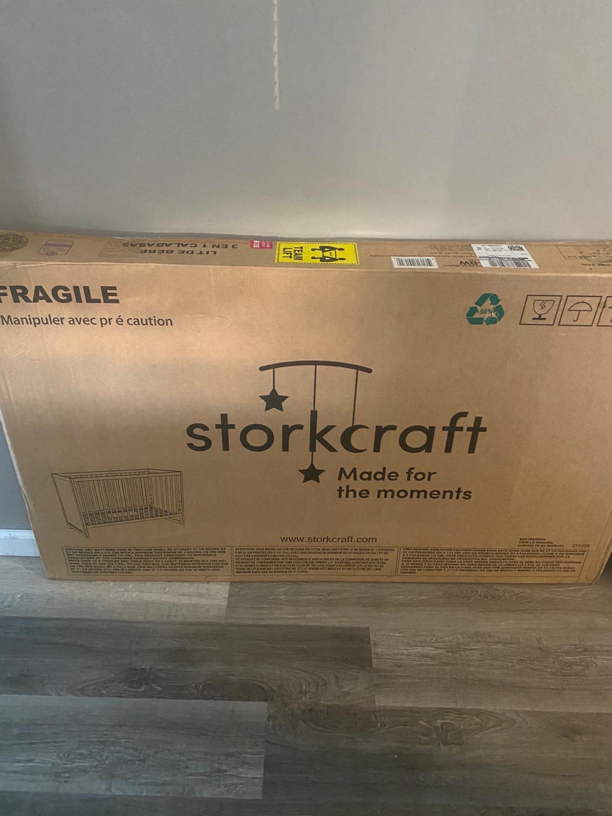 Storkcraft Calabasas 3in1 Convertible Baby Crib  NEW IN BOX