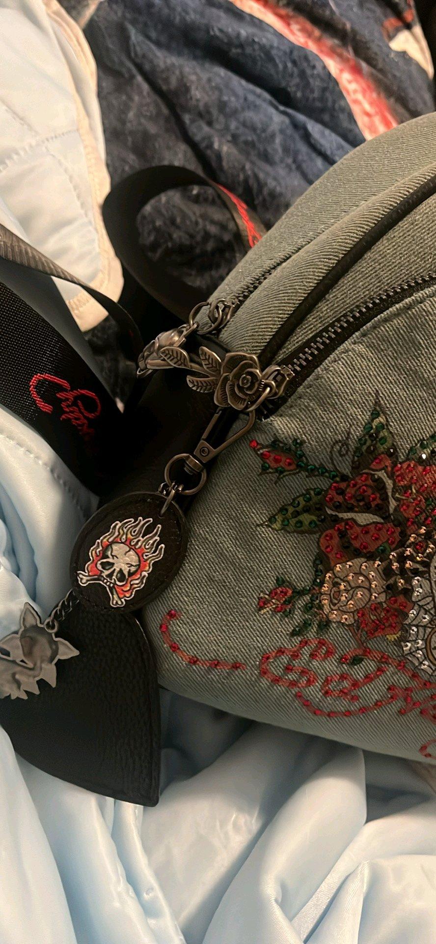 kuromi mini bag a ed hardy mini bag and a ed hardy wallet