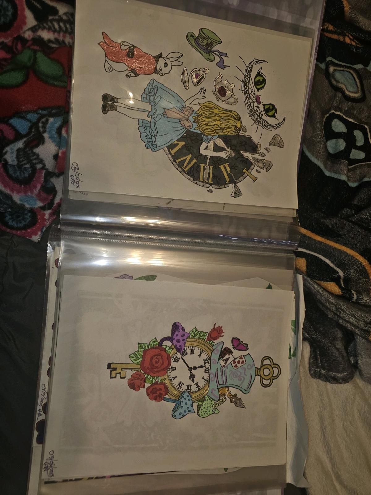 Custom Vibrant Pop Hand Painted Drawings