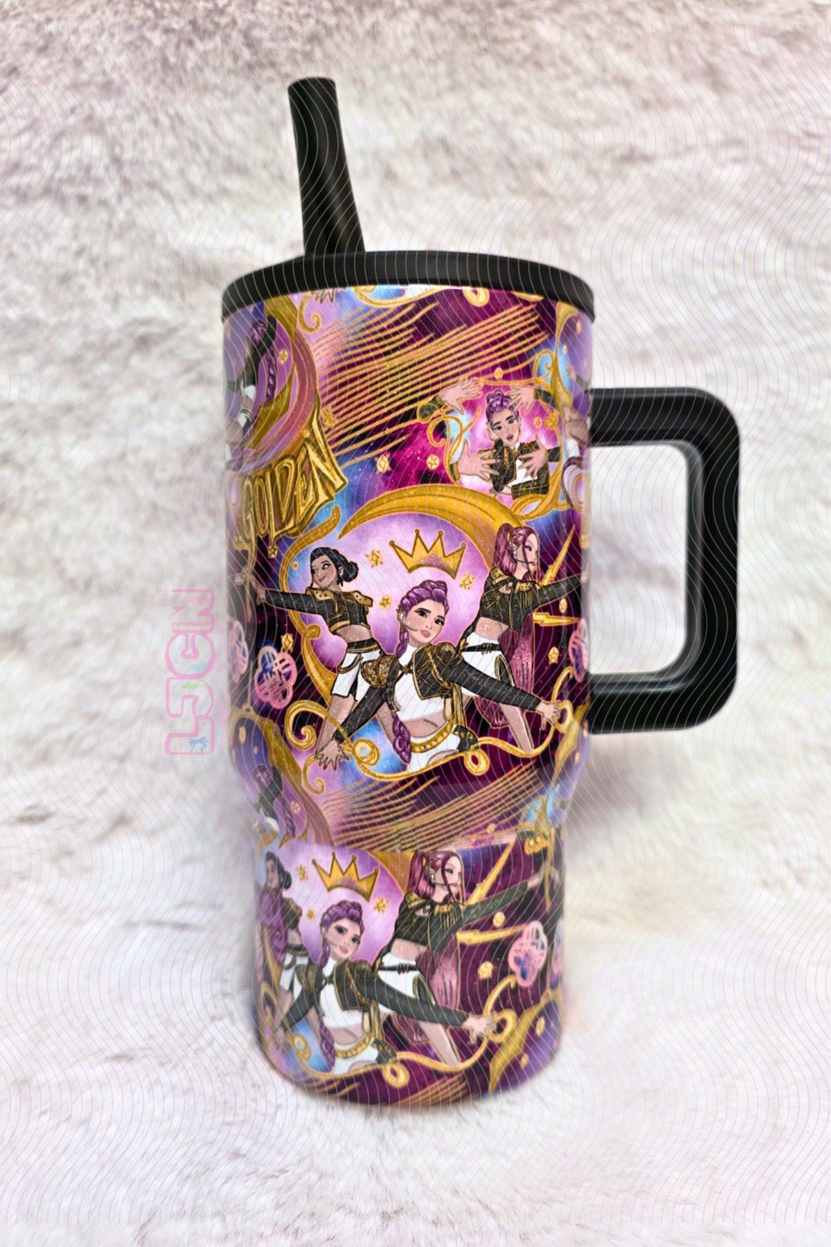 DEMON HUNTERS 20oz FLIP STRAW TUMBLER