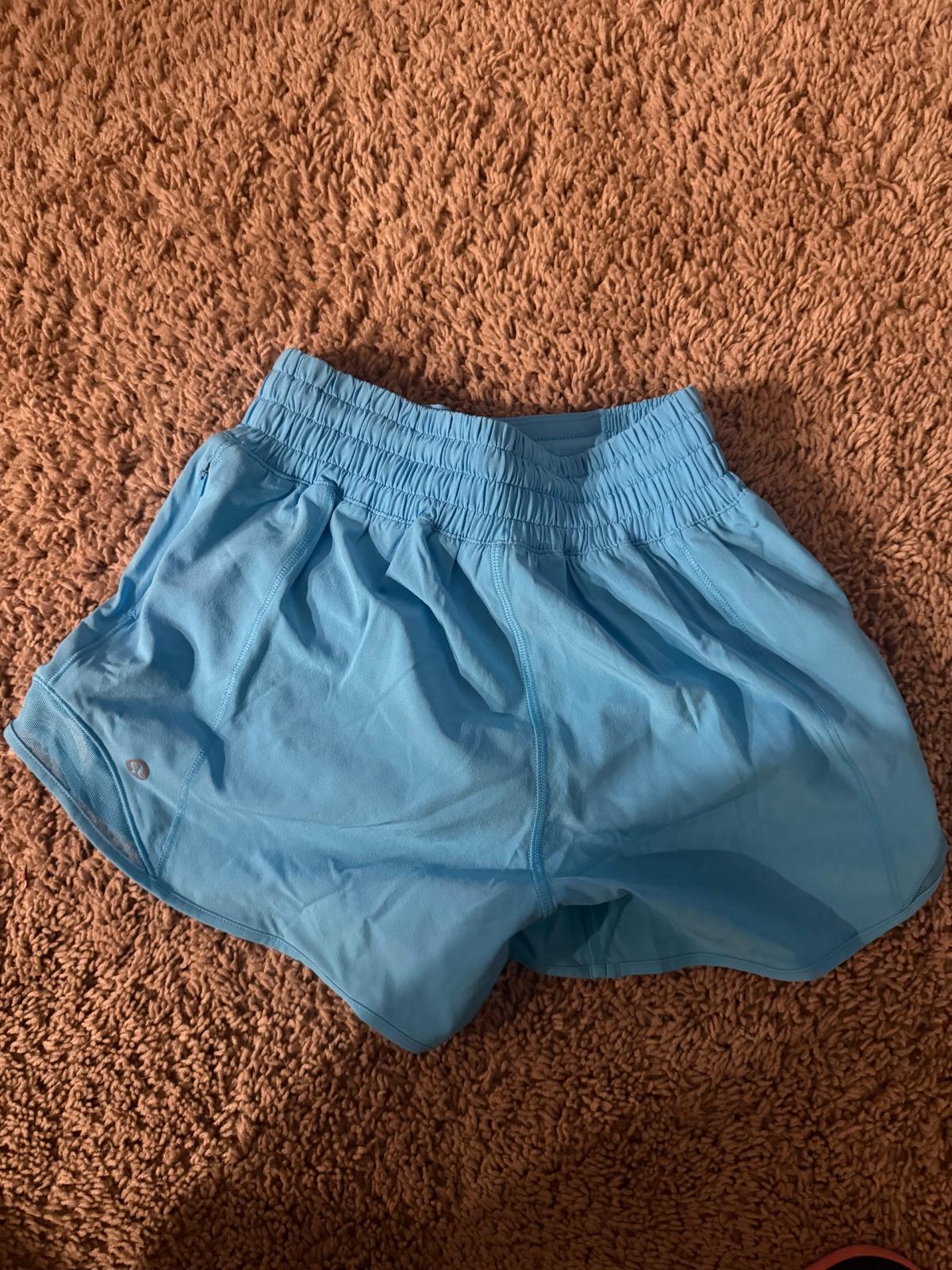 lululemon blue size 0 shorts