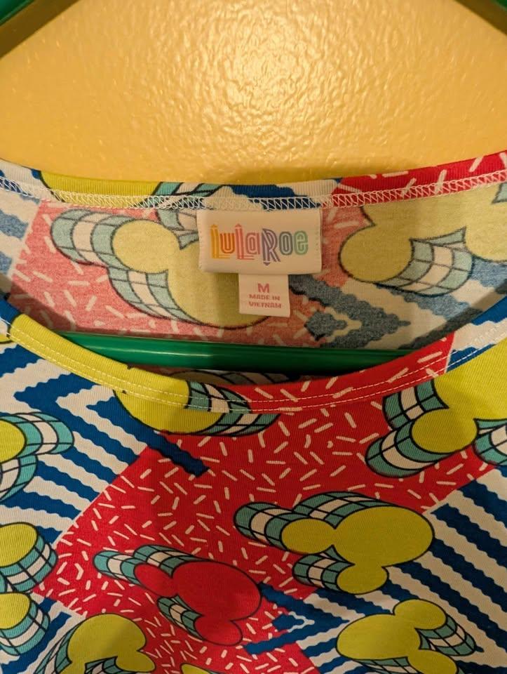 Excellent condition LuLaRoe Disney print Top