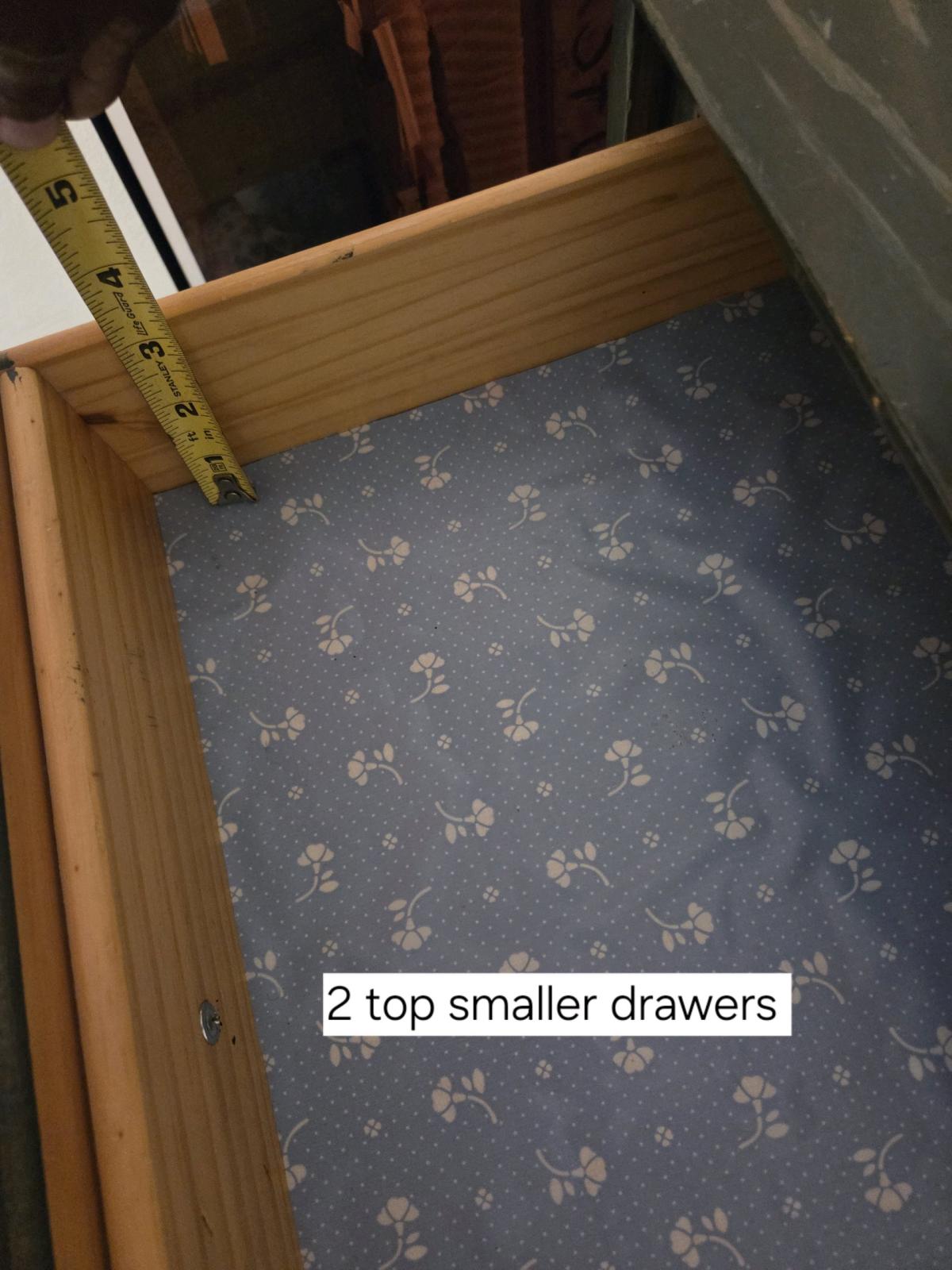 Wooden 5Drawer Dresser solid wood