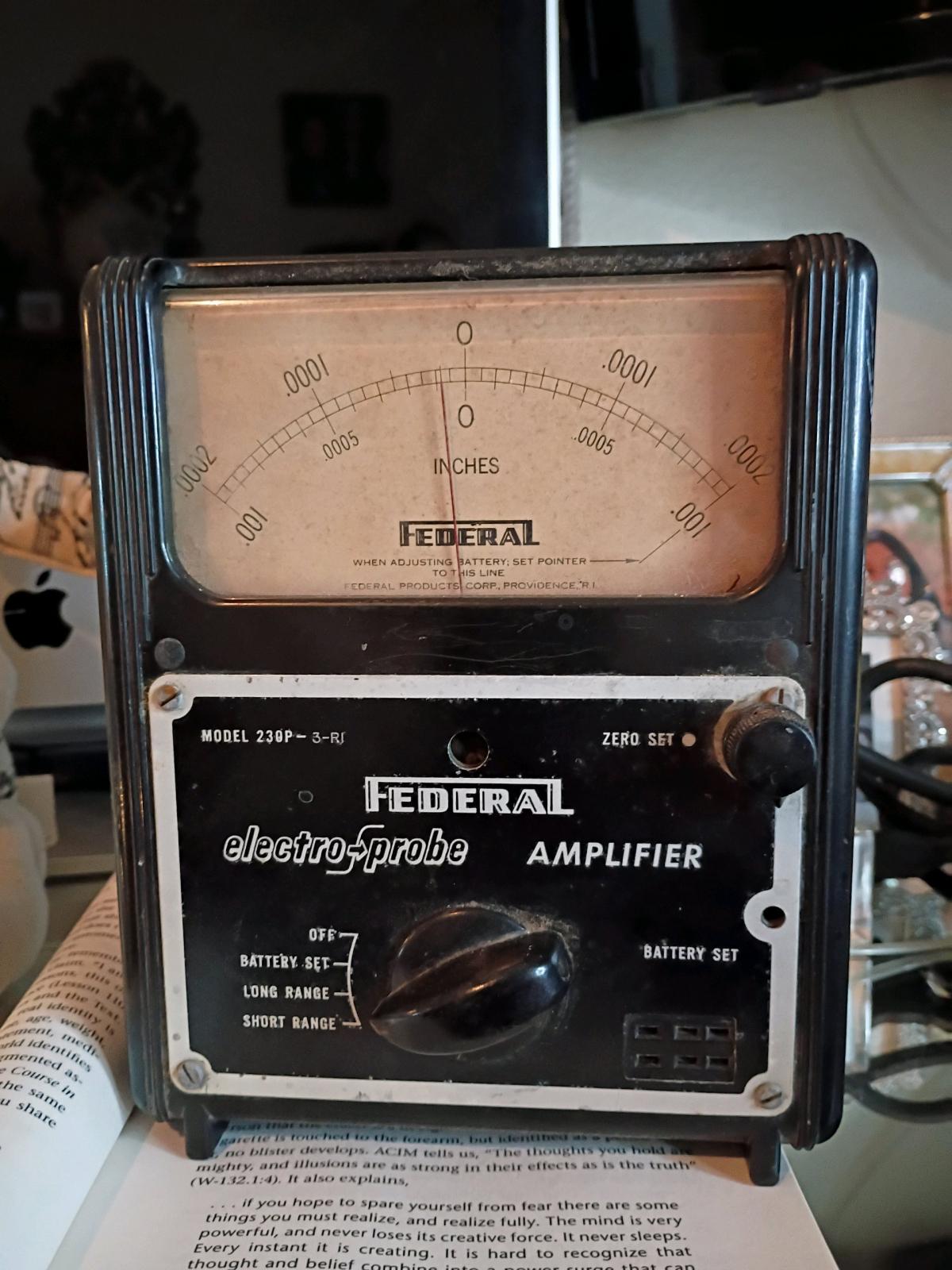 federal electro probe amplifier
