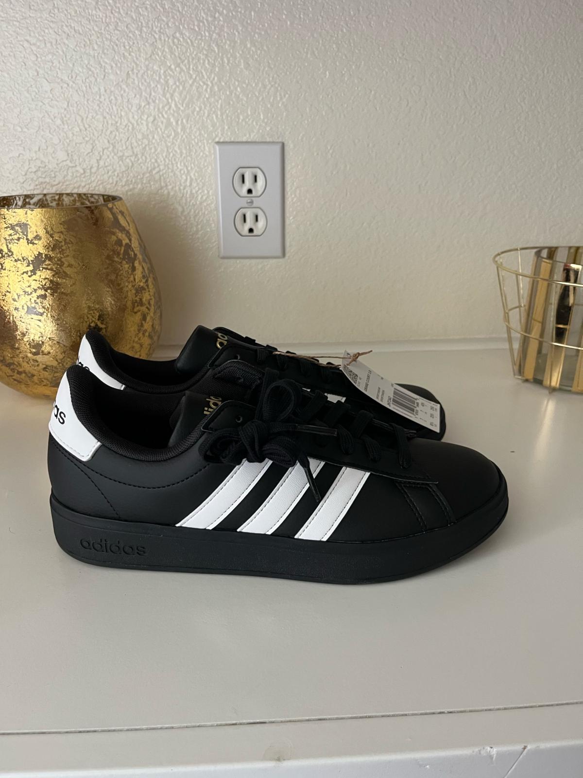 Black Adidas Grand Courts