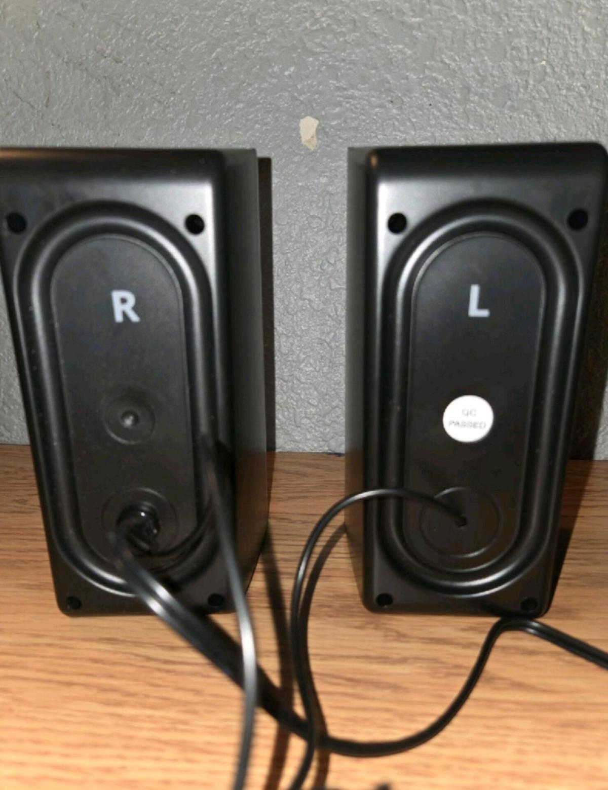 Black Desktop Speakers