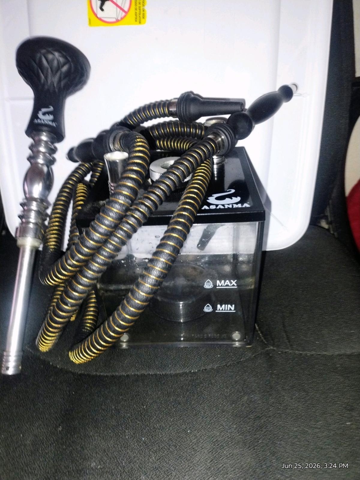 ASANMA Cube Hookah with 2 hoses