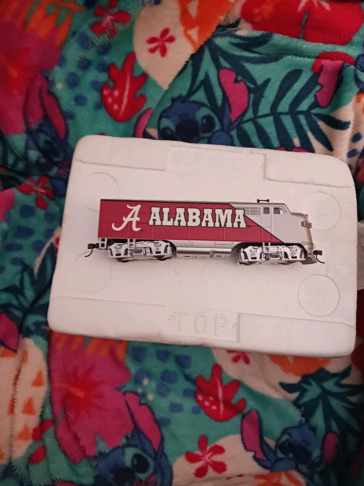 ALABAMA ROLL TIDE COMPLETE TRAIN SET