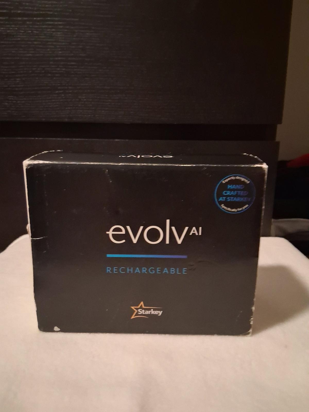 Hearing Aids Brand New BOTH EVOLV rechargeable EVERYTHING IN