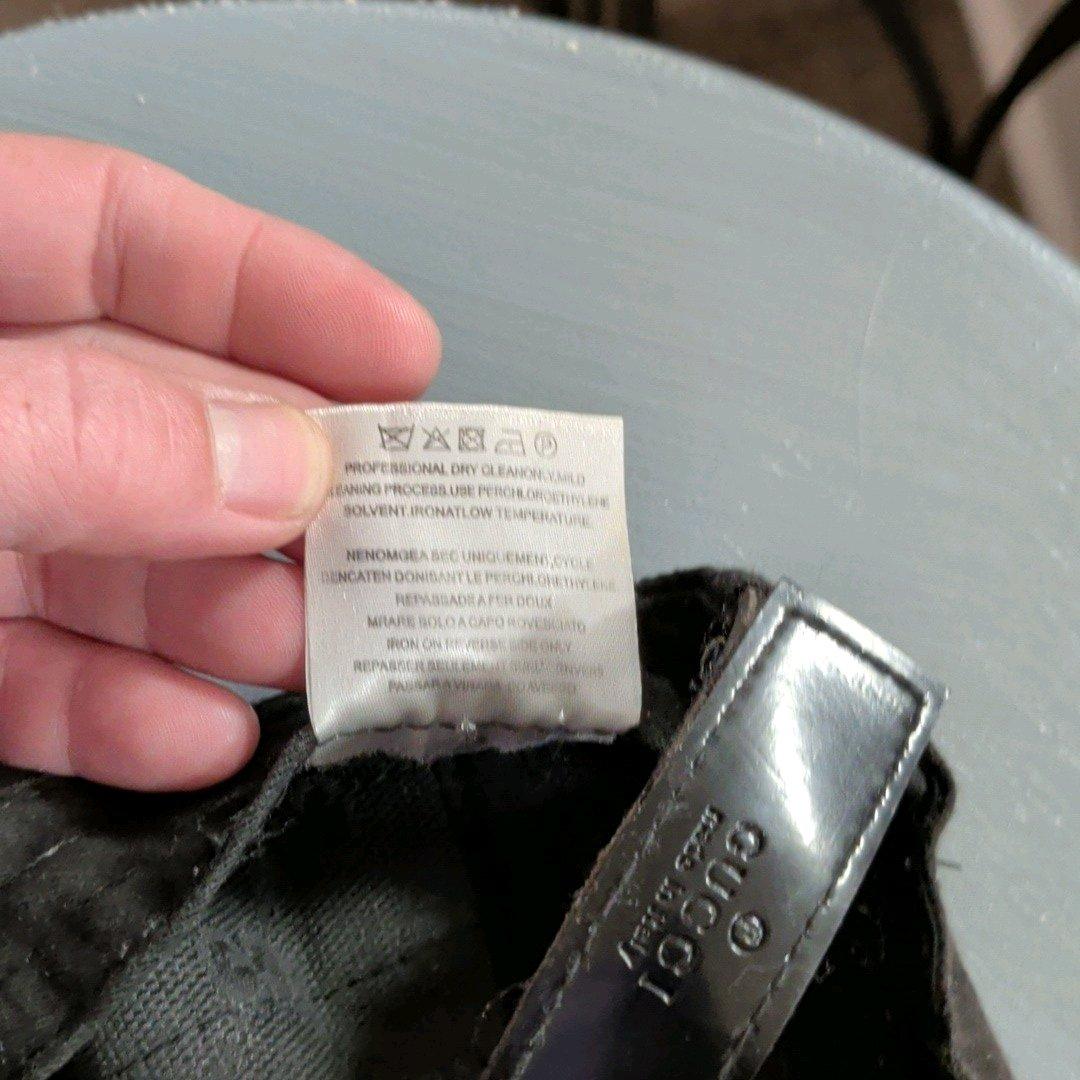 Authentic Gucci original GG canvas baseball hat