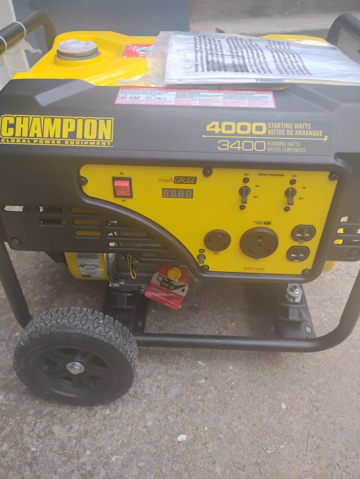 Champion 4000 Generator