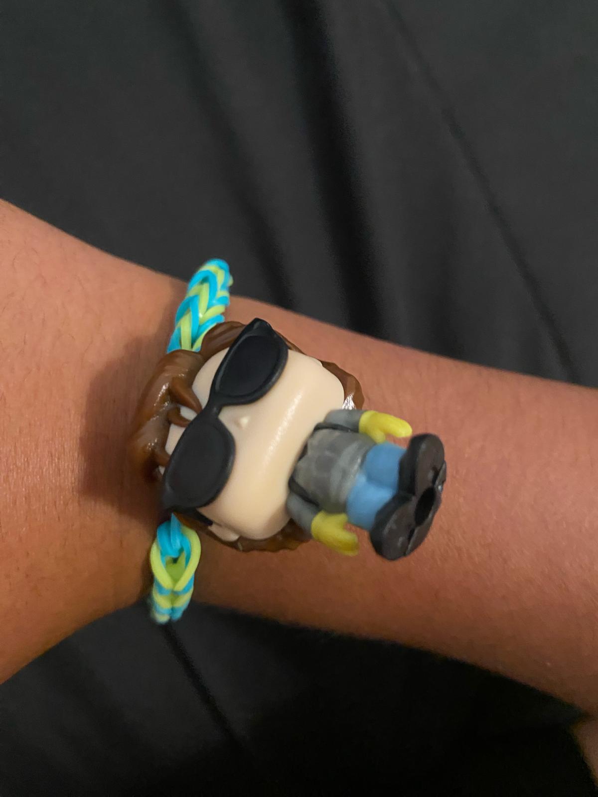 a stranger things character braclet