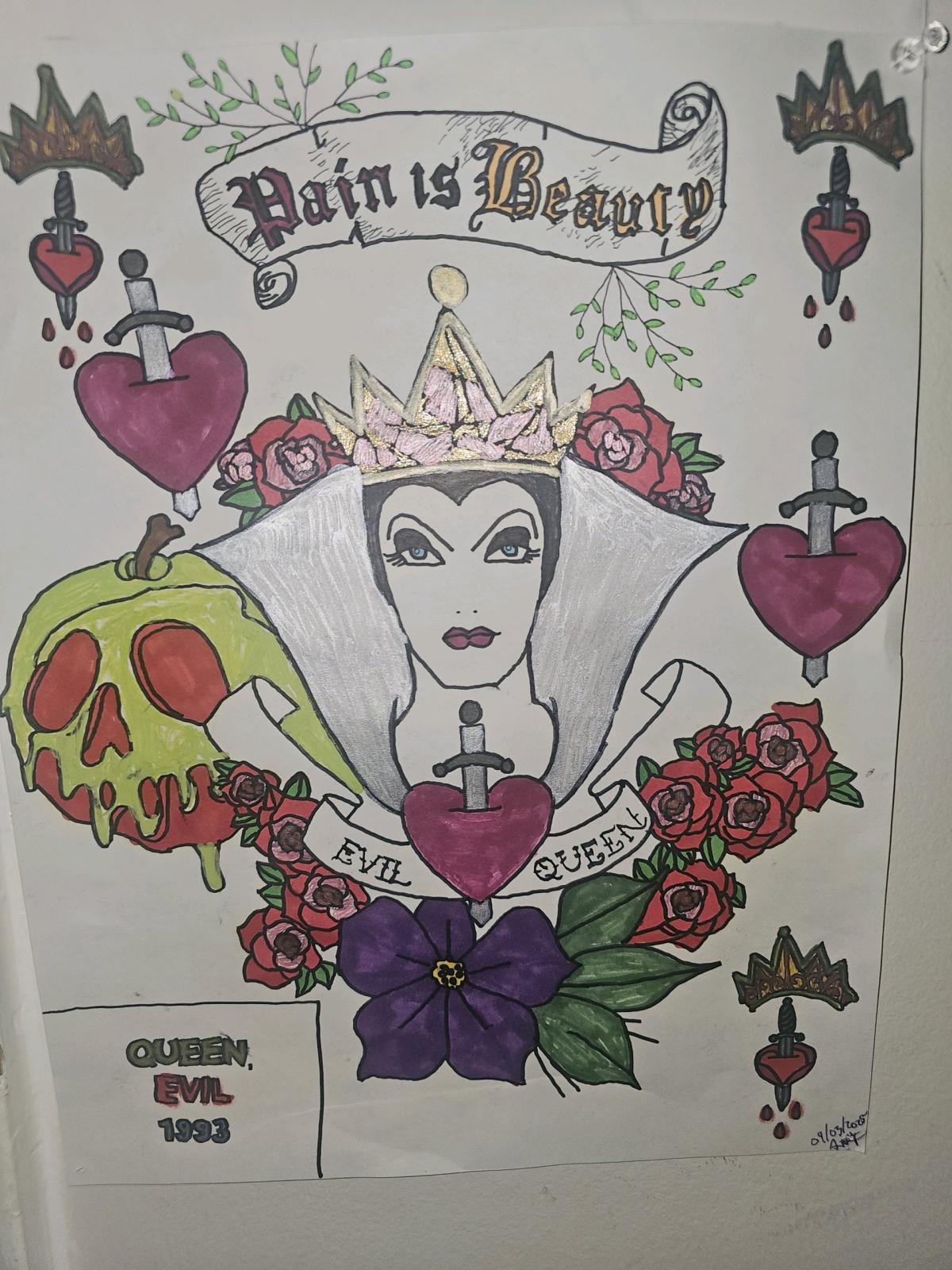 Custom Vibrant Pop Hand Painted Drawings