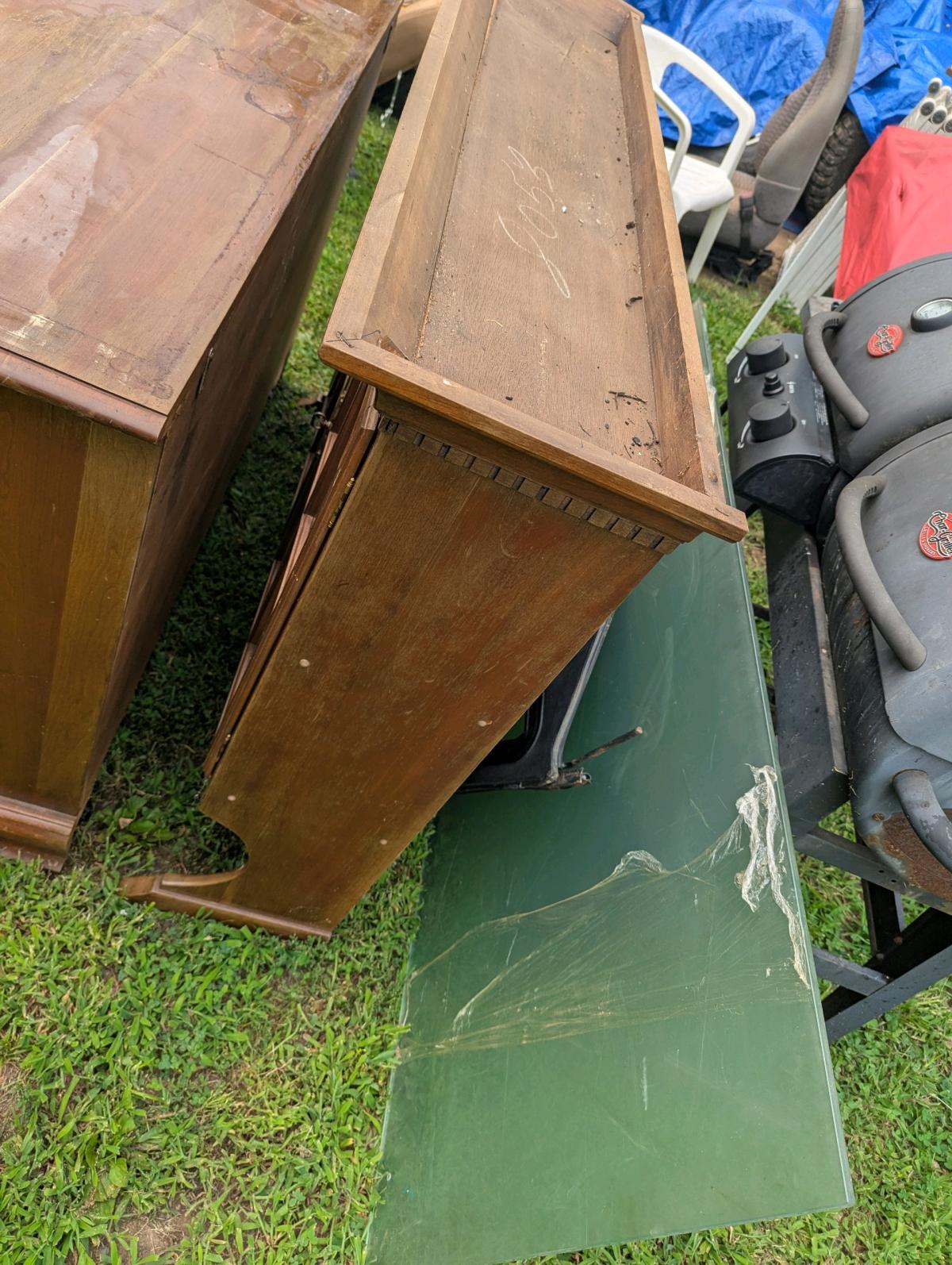 solid Cherry hutch