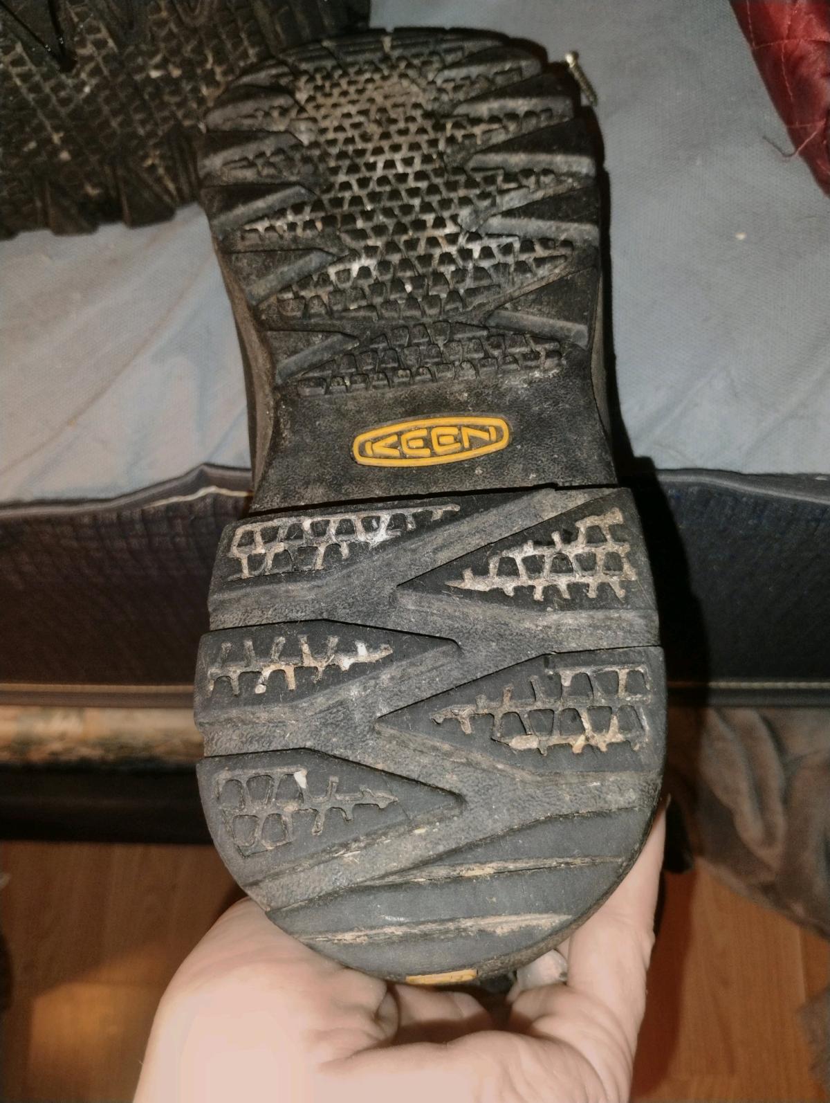 KEEN Mens Waterproof Safety Toe Work Boots Size 12