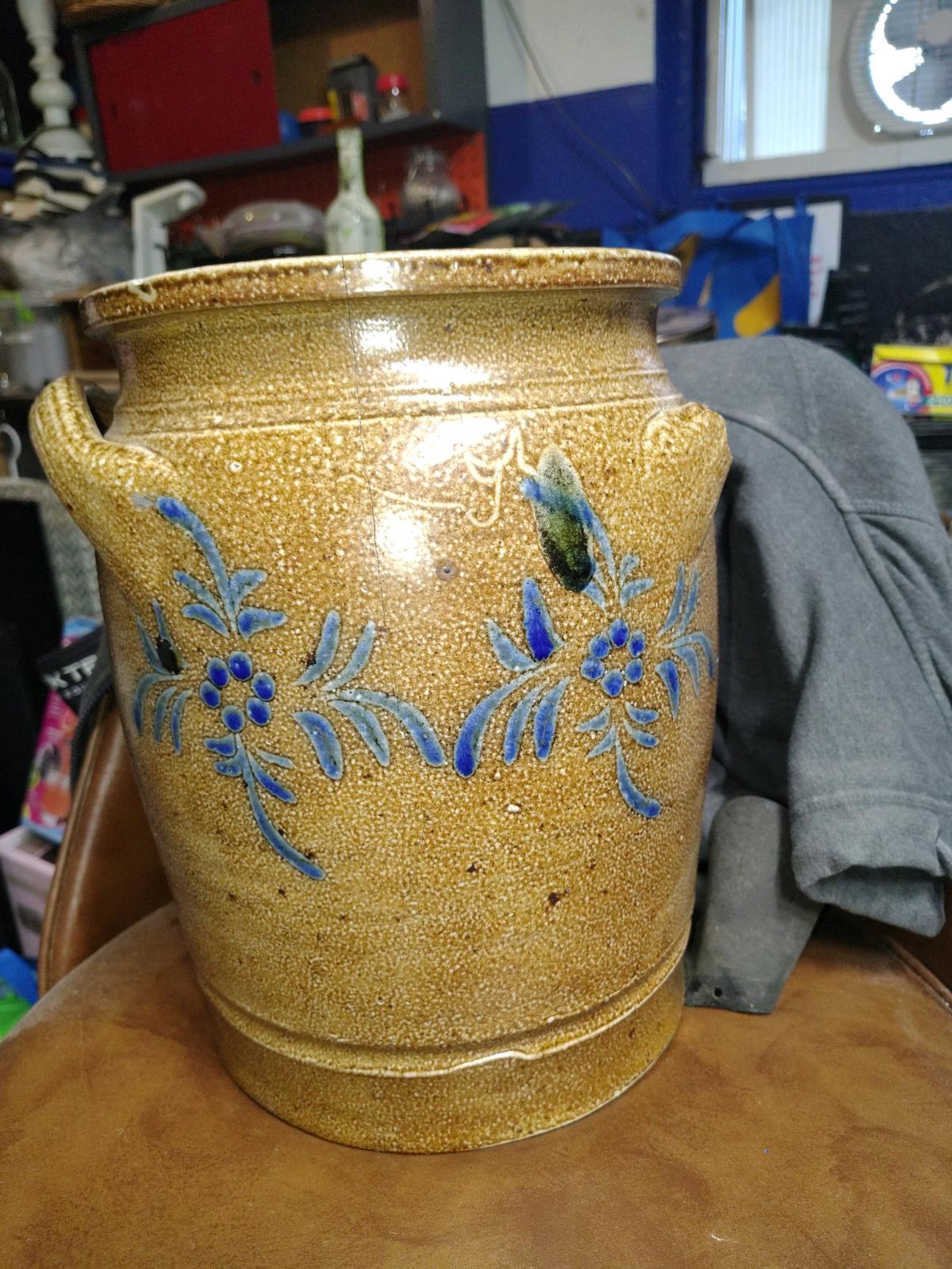 Large HandThrown Salt Glazed Stoneware