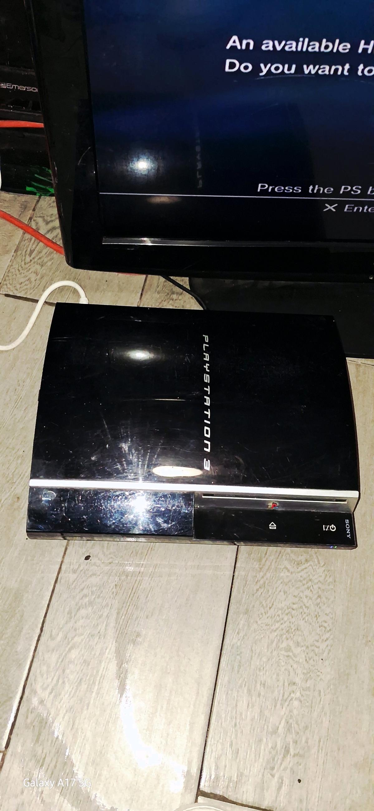 Sony PlayStation 3 PS3 Fat 80GB CECHK01 Console w Powerhdmi