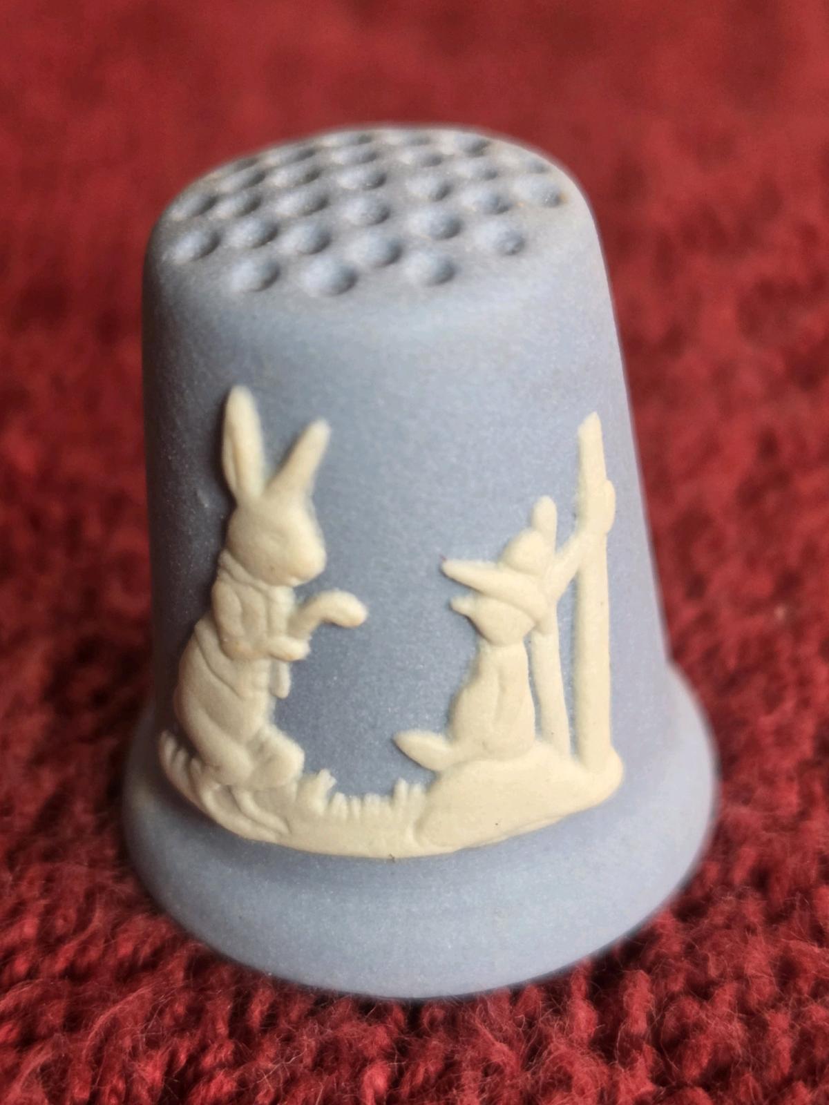 12 pc Collection Wedgewood Fairy Tale Thimbles