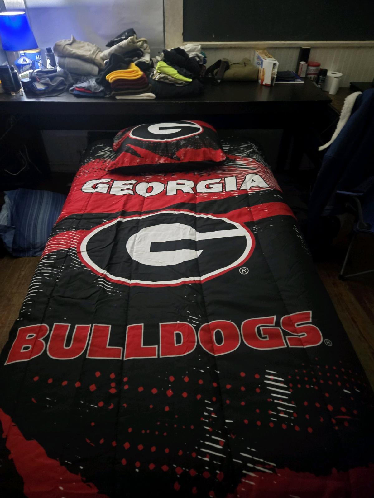 Ga Bulldogs Twin Comforter Set