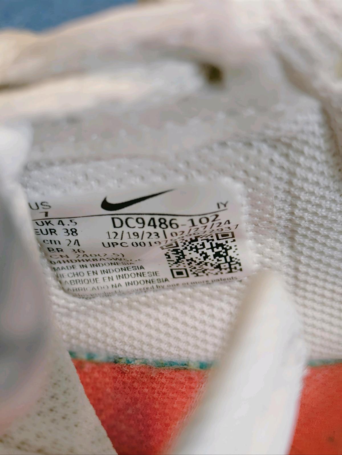 Nike Air Force Ones Pink and White
