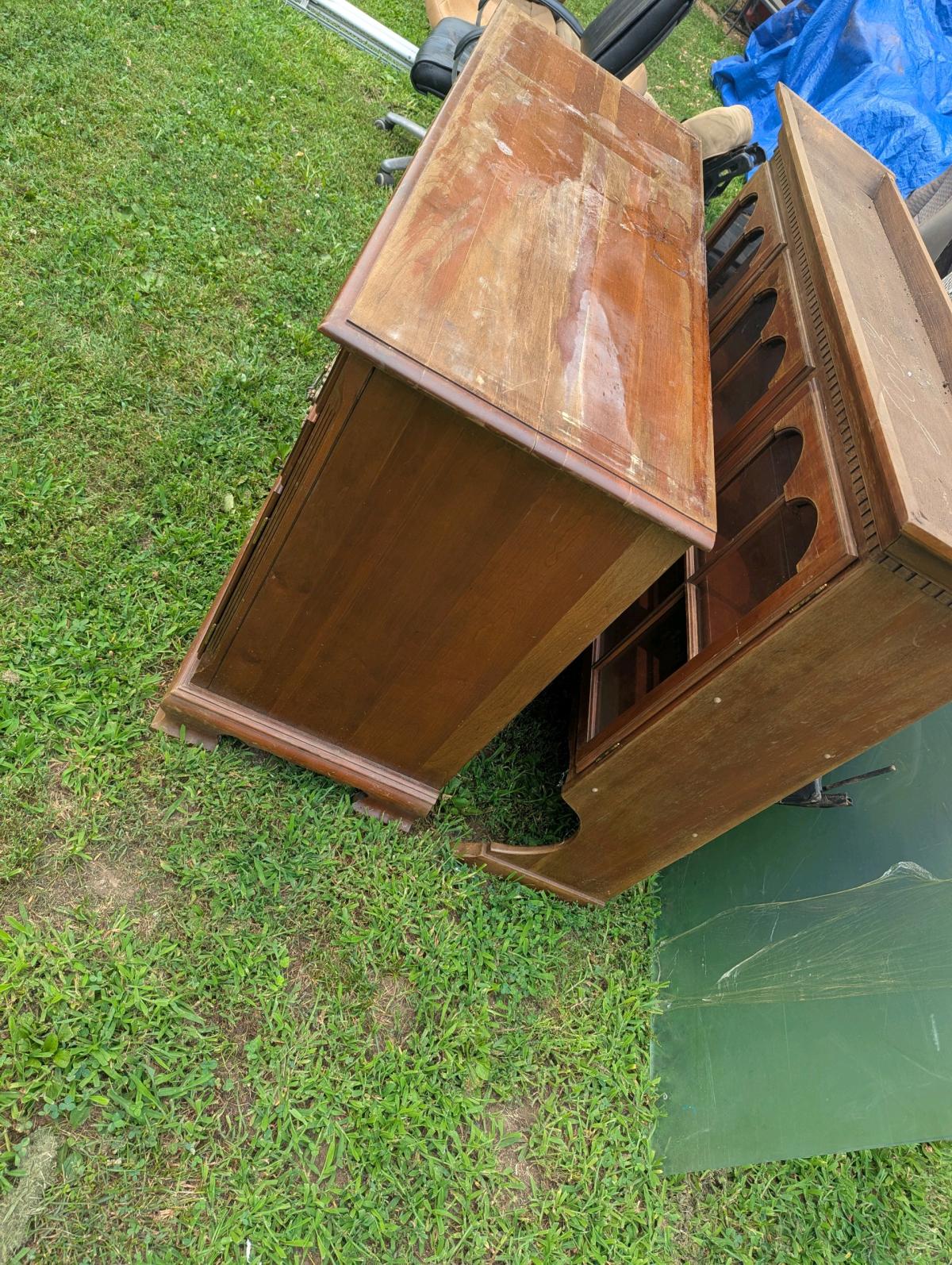 solid Cherry hutch