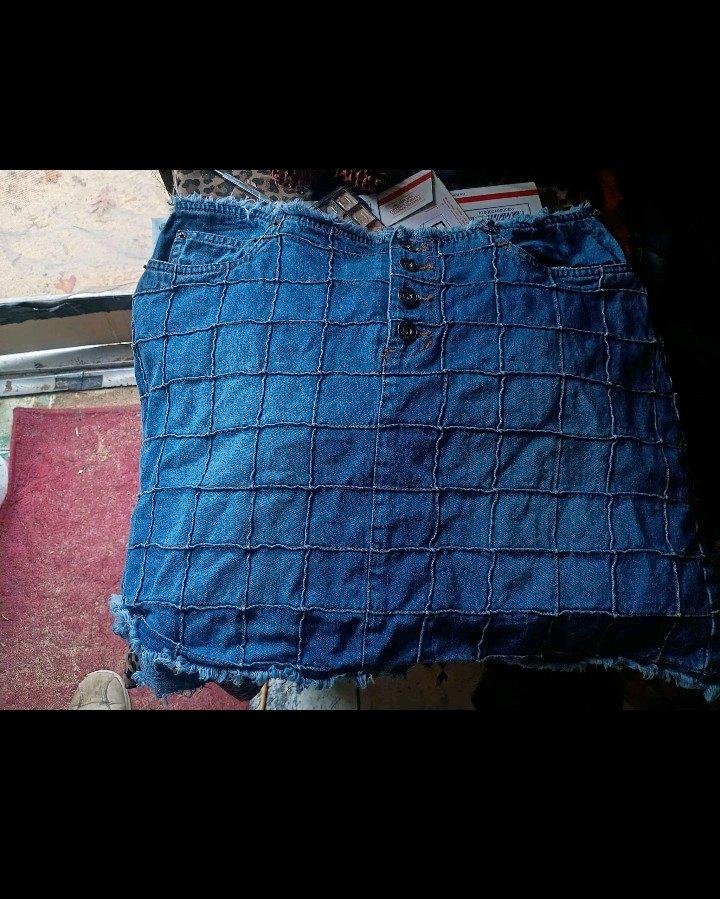A Sexy Womens Denim Jean Skirt