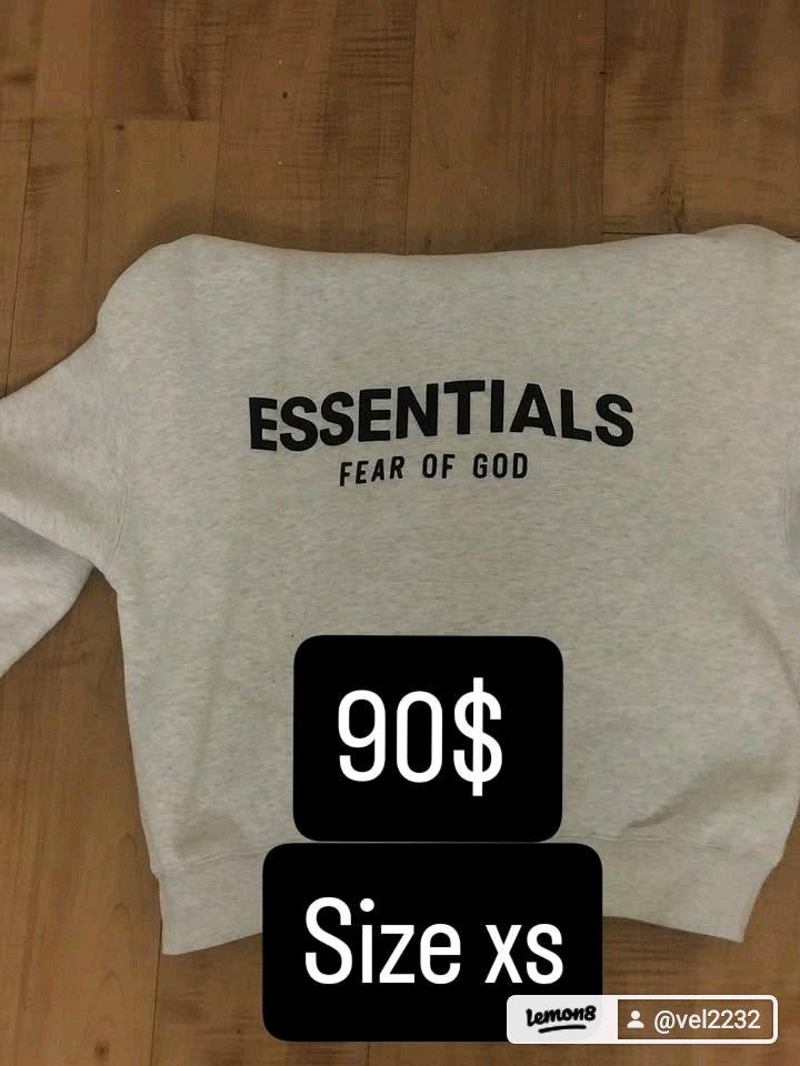 essential hoodie fear of god and sweats