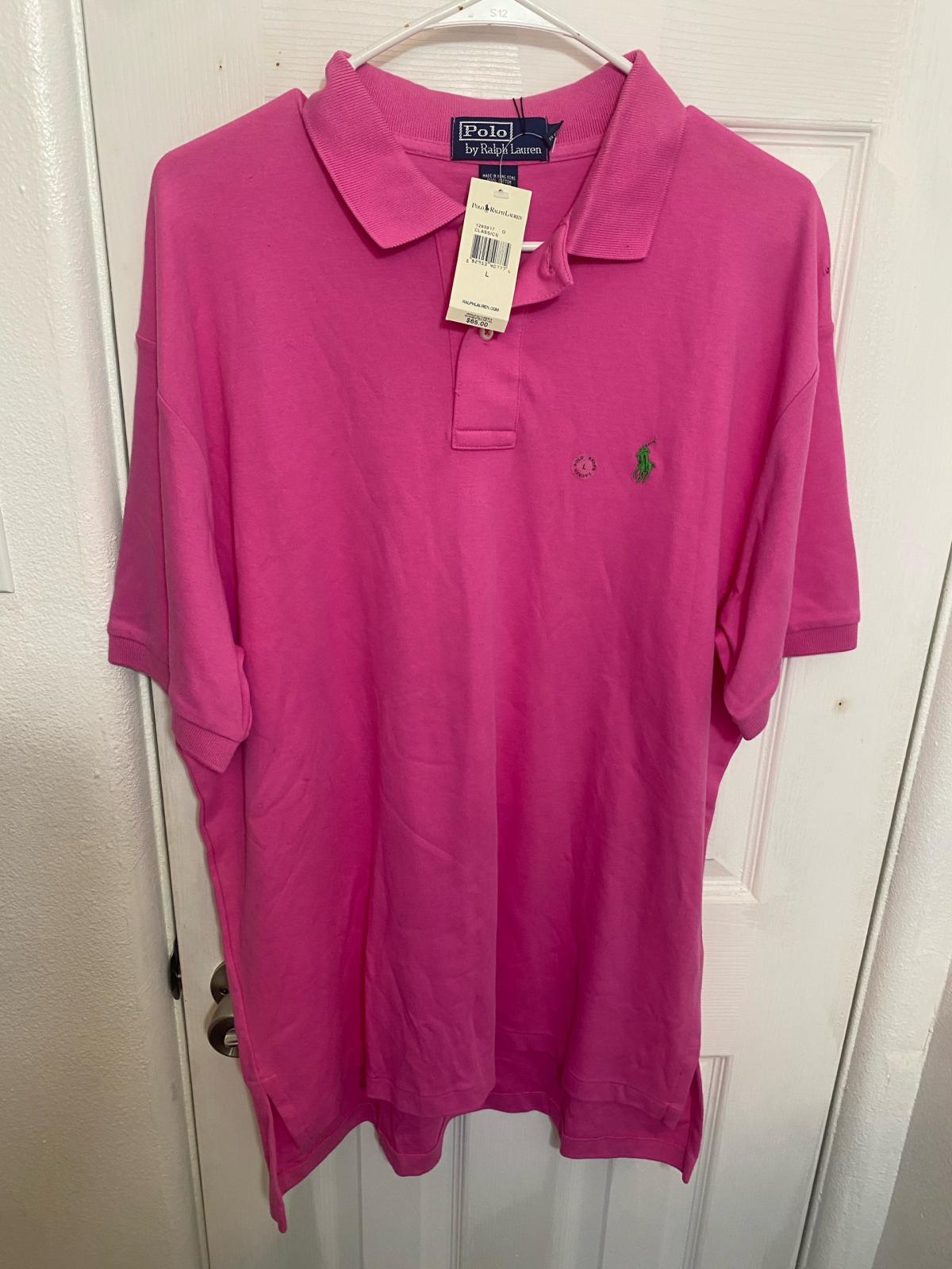 Large Pink Polo By Ralph Lauren