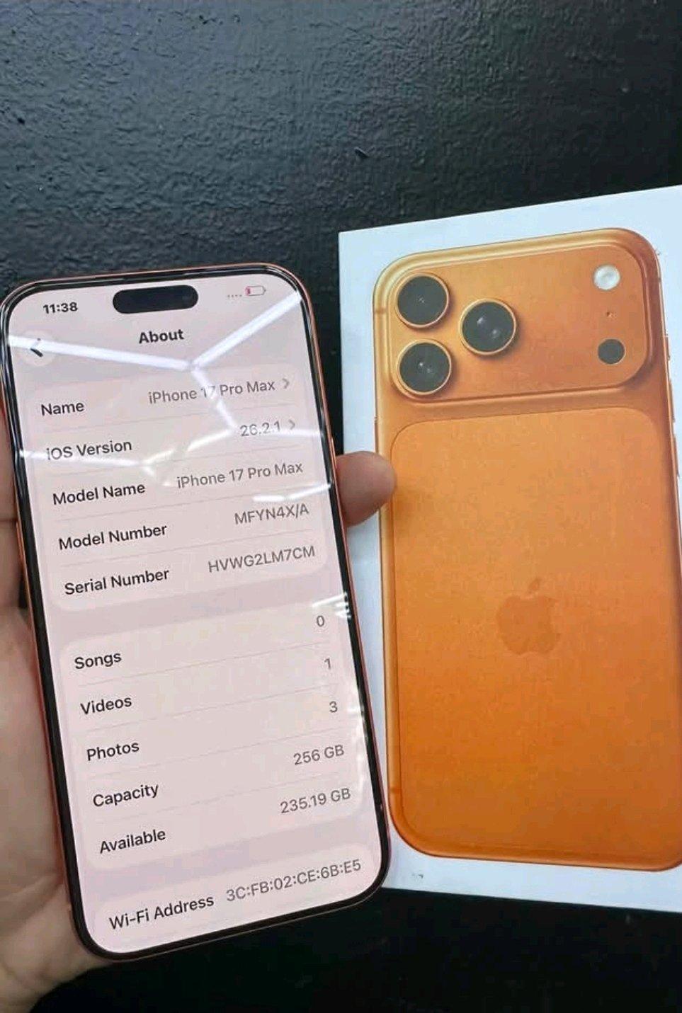 iphone 17 pro max for a distress sell