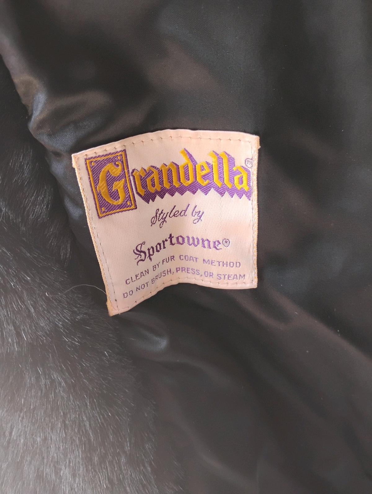 Vintage Grandella by Sportowne Faux Fur Coat and hat