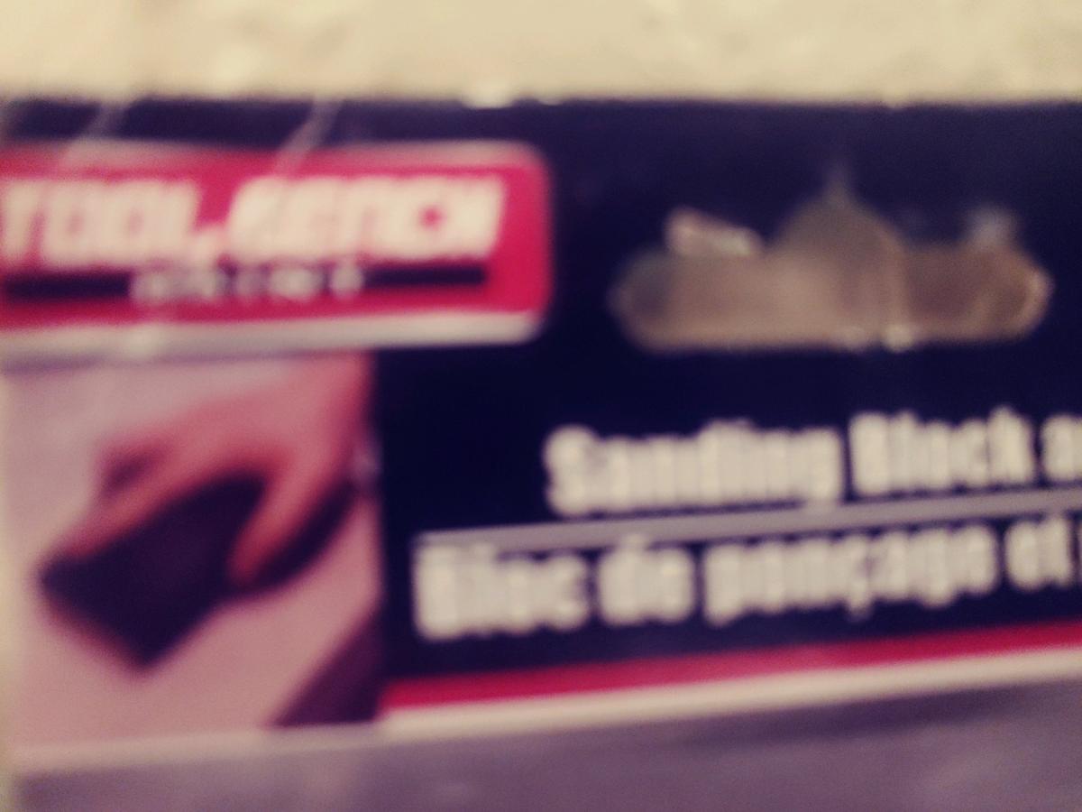 Sanding Block And 10 Sheets Sandpaper