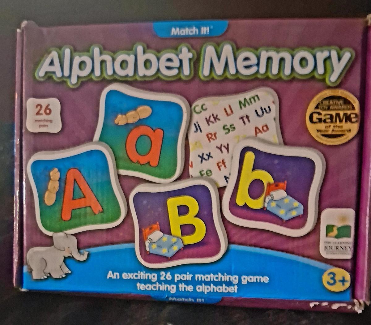 Match It Educational Alphabet Memory Game