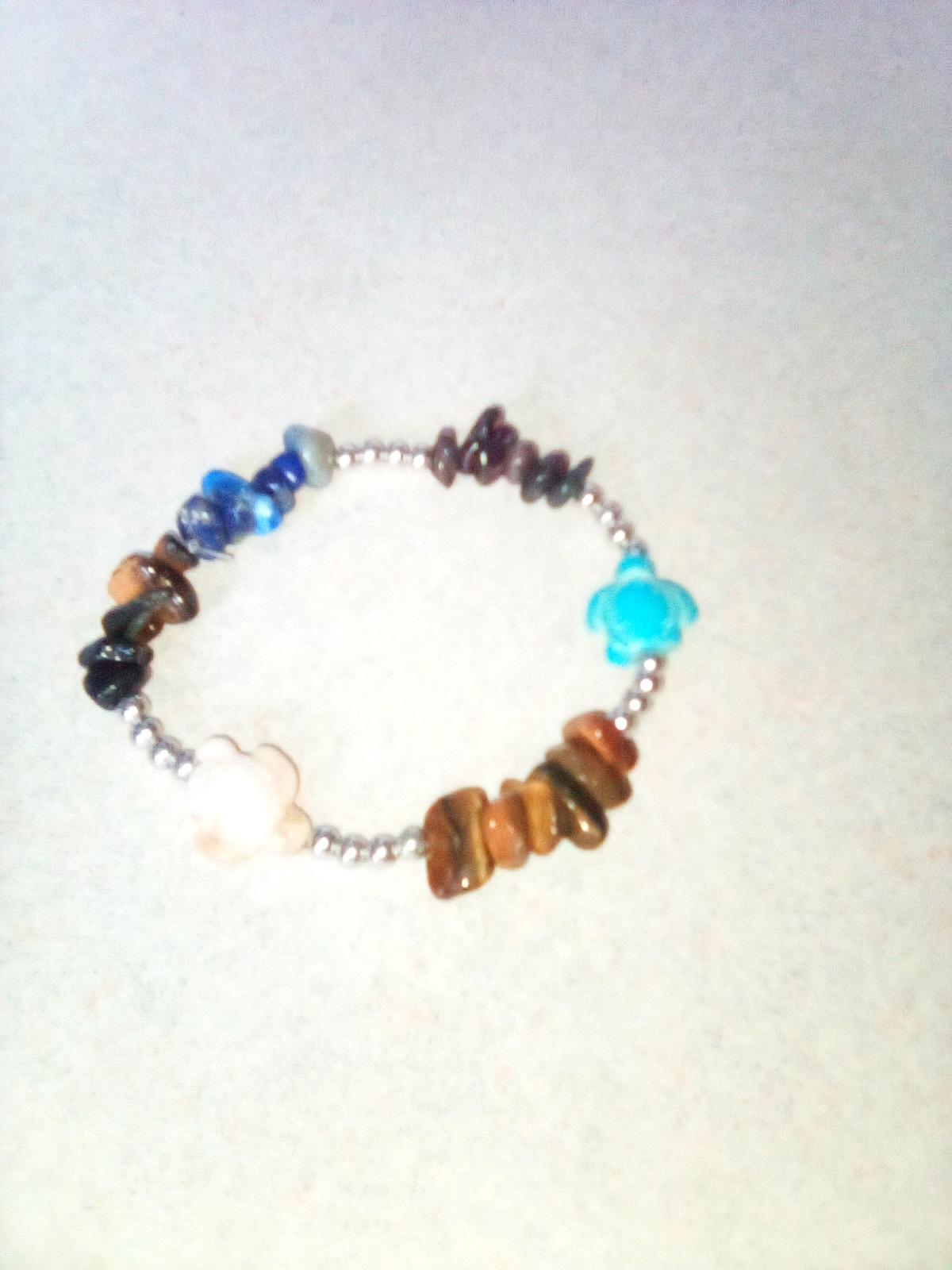 Hand Crafted Bracelets with turtle charms