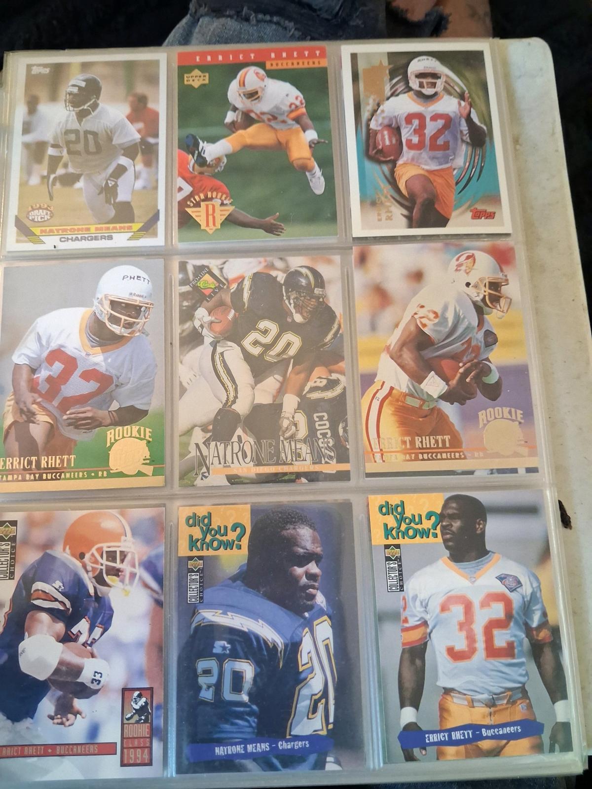 Nfl sport card early to mid 90s